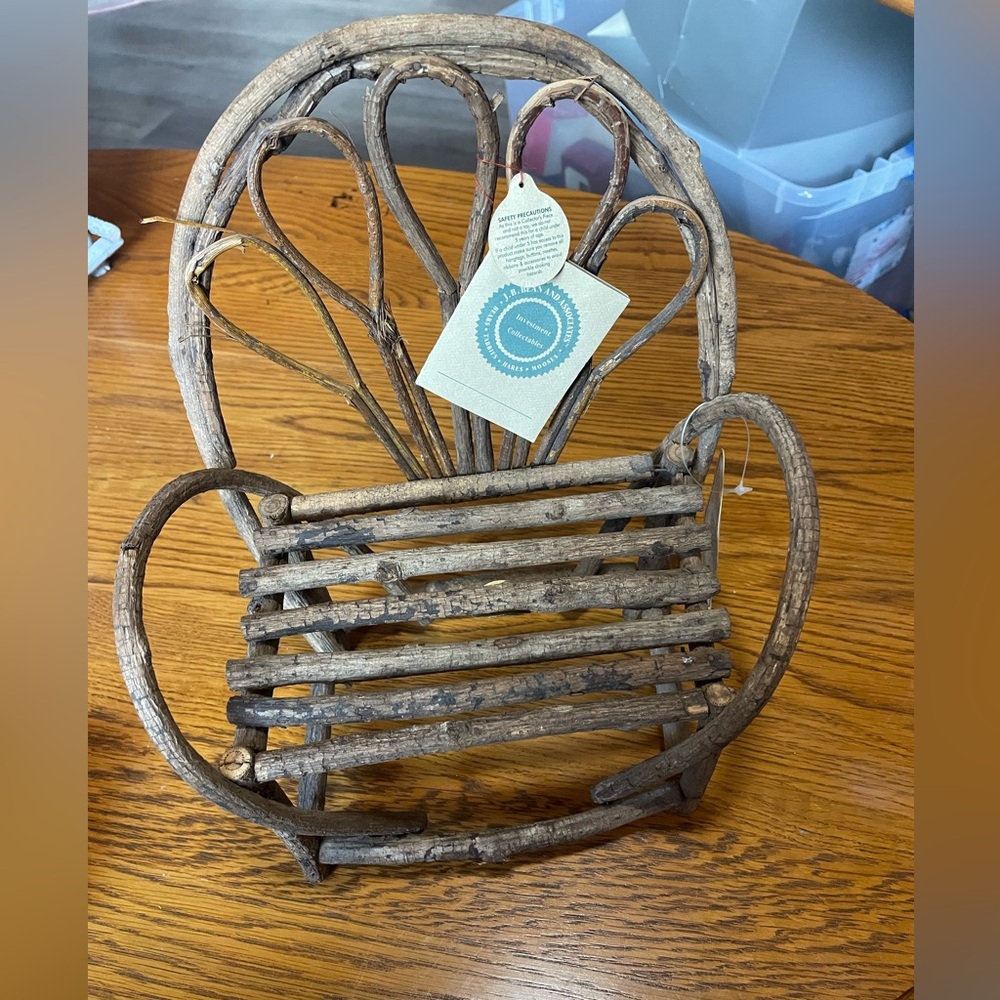 Boyd’s Bear collection wood chair